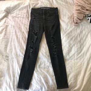 American Eagle high rise super super stretch jeans
